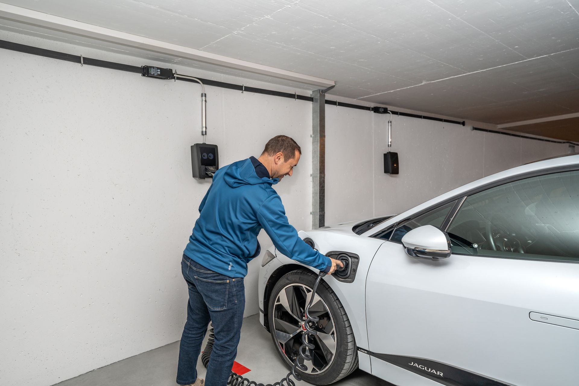 Installation d'une borne de recharge résidentielle